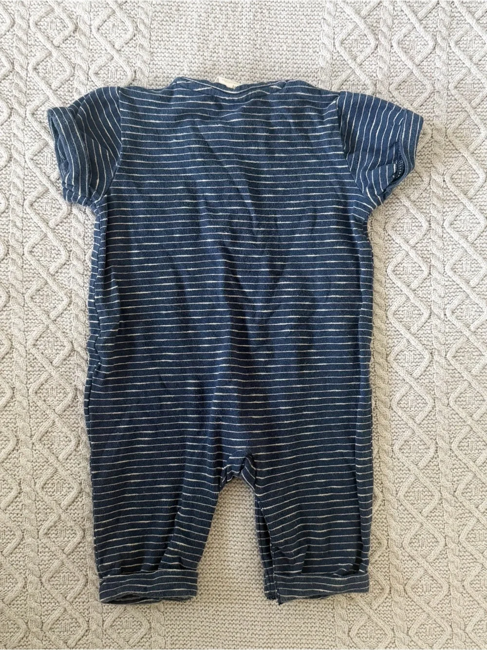 Hanna Andersson GAP H&M Blue Striped Baby One-Piece Romper Bundle 0-3M